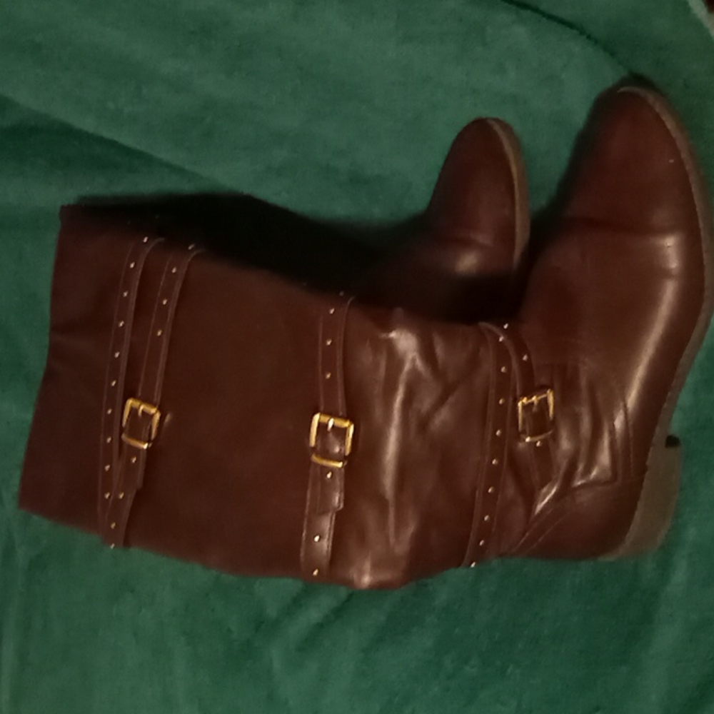 Dark Burgundy Boots